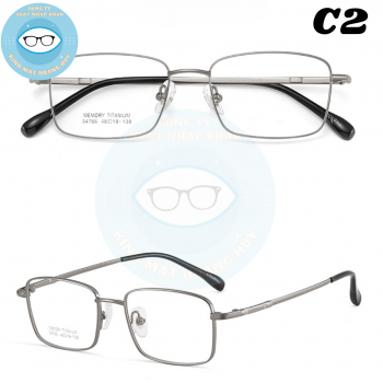 Gọng kính kim loại mã 34766